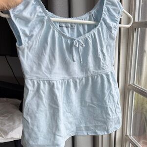 Abercrombie Kids Light Blue Short Sleeve Top